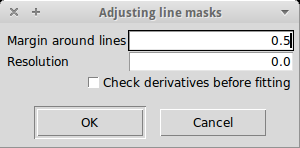 Properties for the automatic mechanism of finding line masks