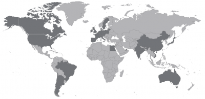 Países visitados