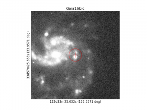 Gaia16bic, G filter