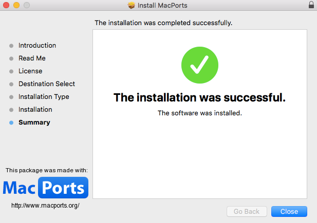 macports port command not found macports port command not found