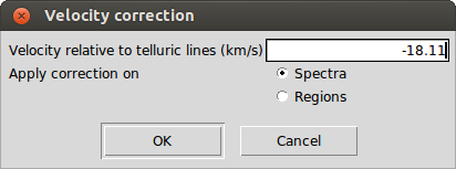 Barycentric velocity determination and correction