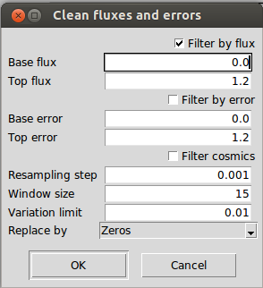 Filter out all the measurements that are not in these range limits
